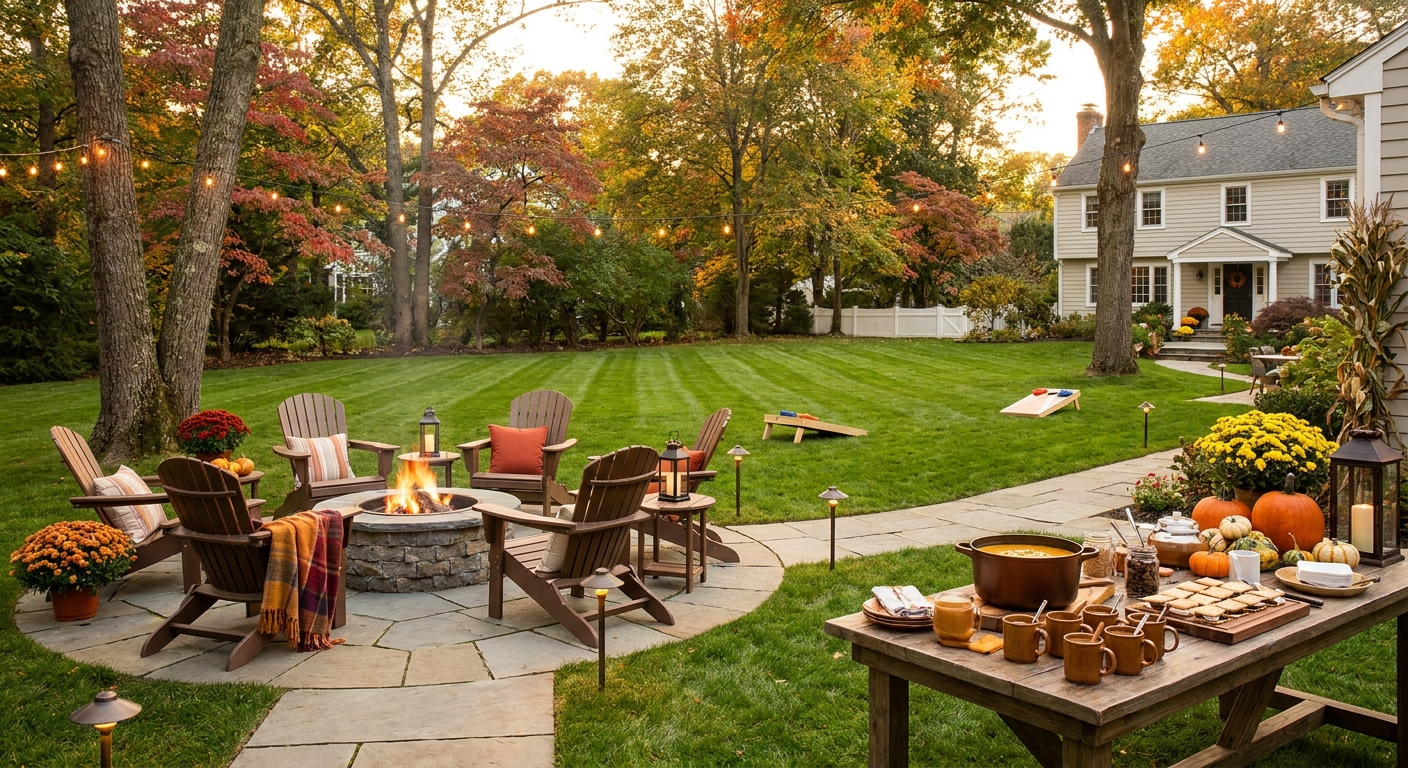 Getting Your Fairfield Yard Ready for Fall Backyard Gatherings