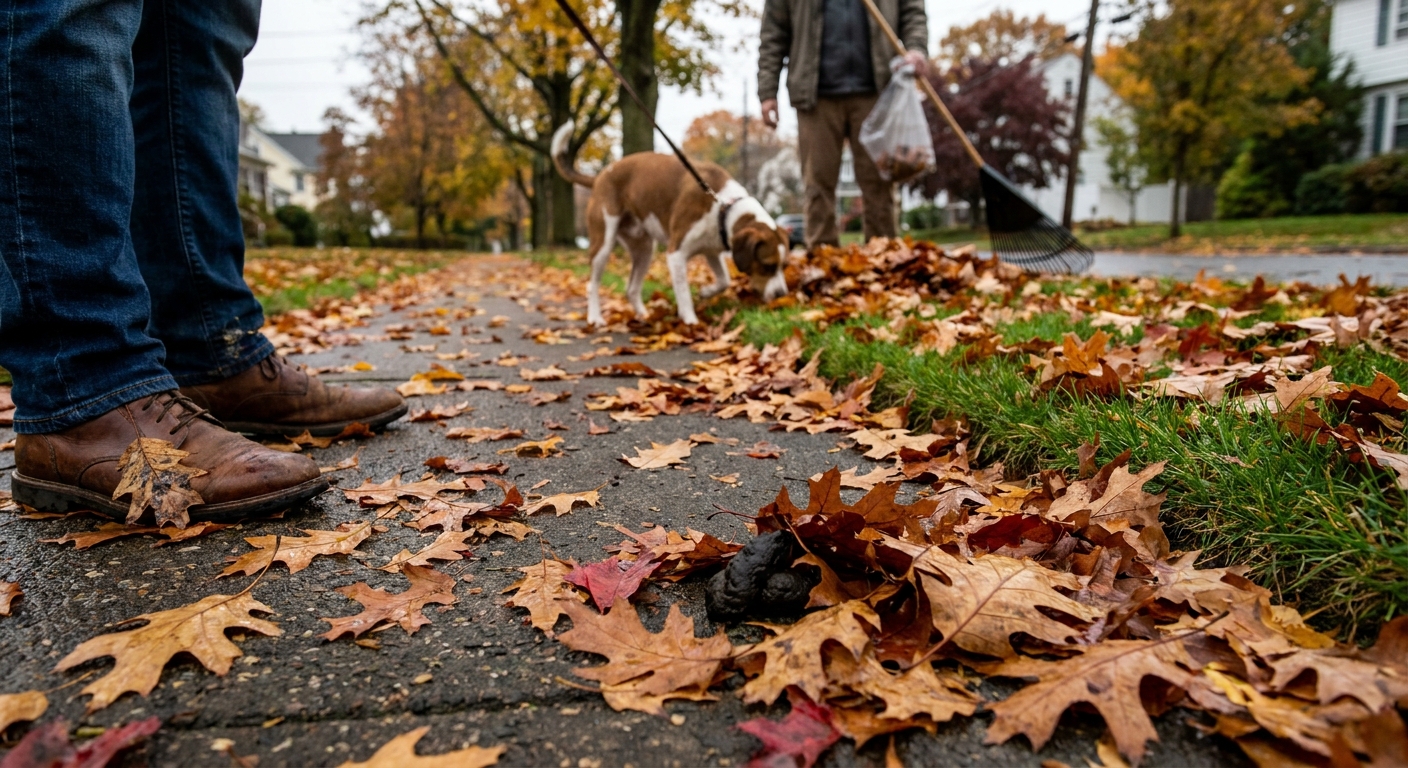 Why Fall Leaves Make Dog Waste Harder to Spot in Norwalk