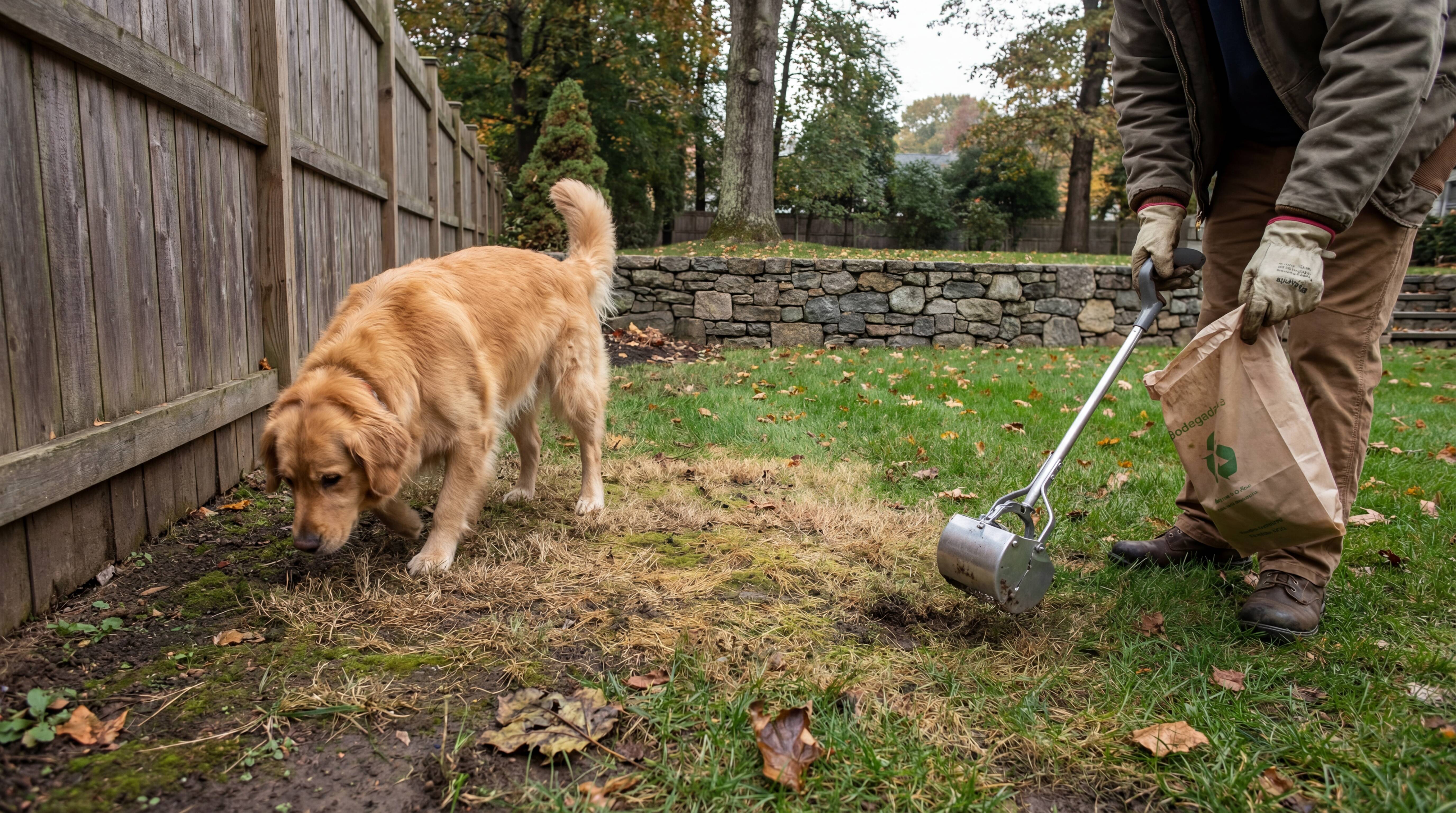 Dog waste can cause persistent yard odors if not managed properly
