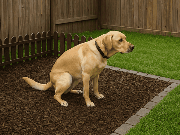 How to Train Your Dog to Use One Area of the Yard