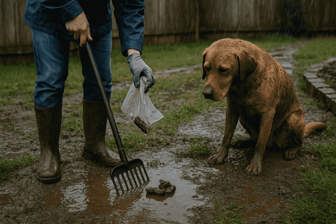 Rainy Weather and Dog Waste Cleanup in Fairfield County