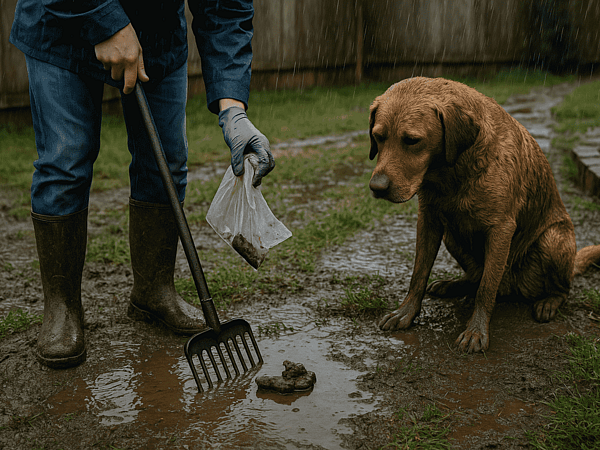Rainy Weather and Dog Waste Cleanup in Fairfield County